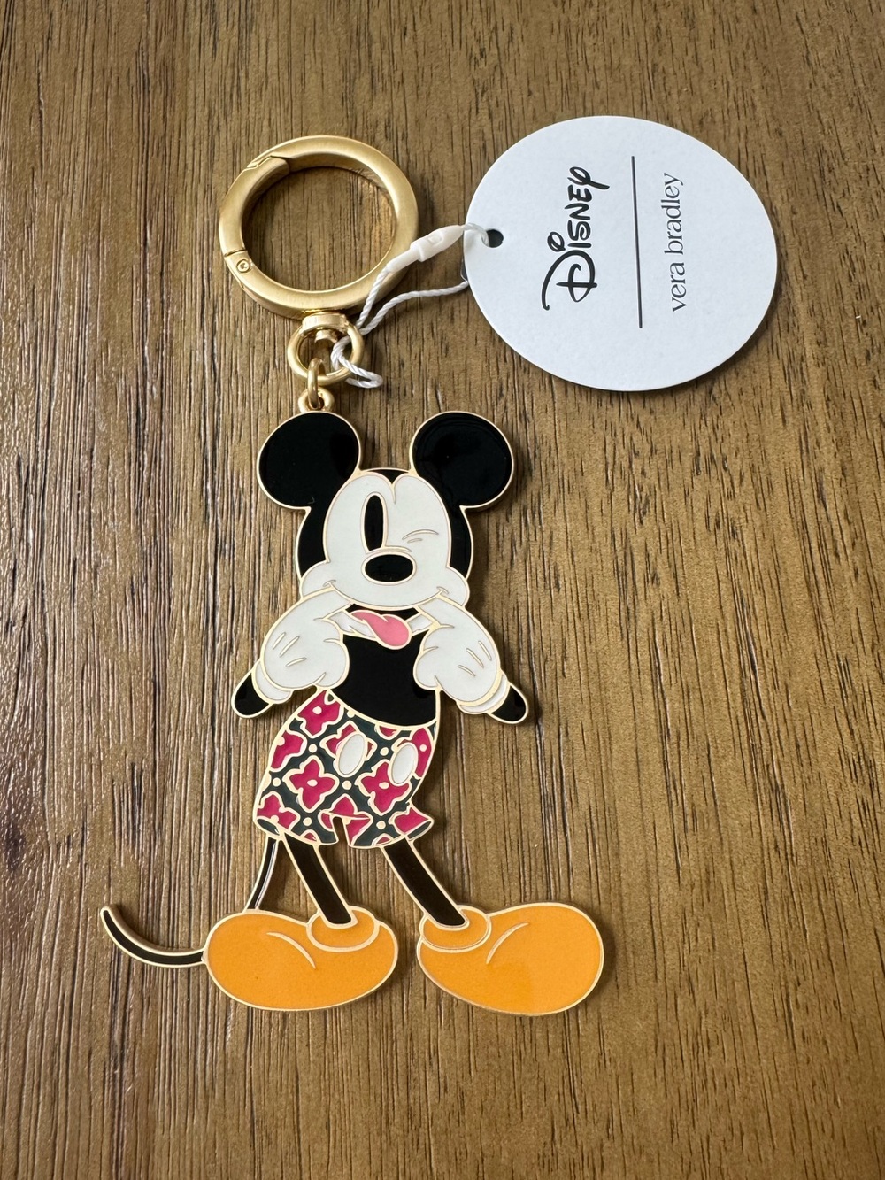 NWT Vera Bradley Mickey Mouse Bag Charm!